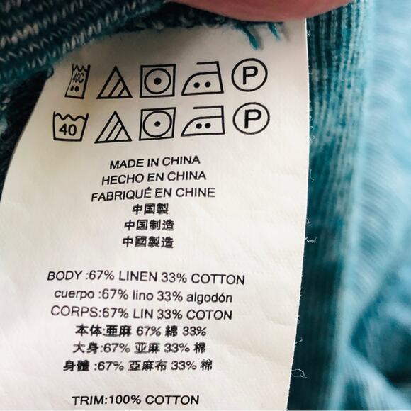 Michael Kors Turquoise White Skinny Stripe Polo Shirt - Picture 8 of 14